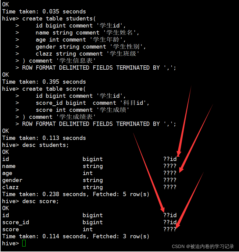 mysql客户端连接hivehive与mysql查询语句区别